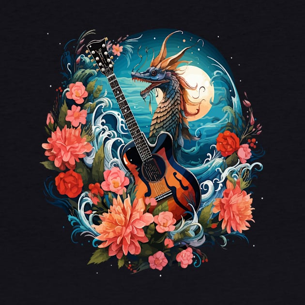 Blue Shrimp Playing Guitar by JH Mart